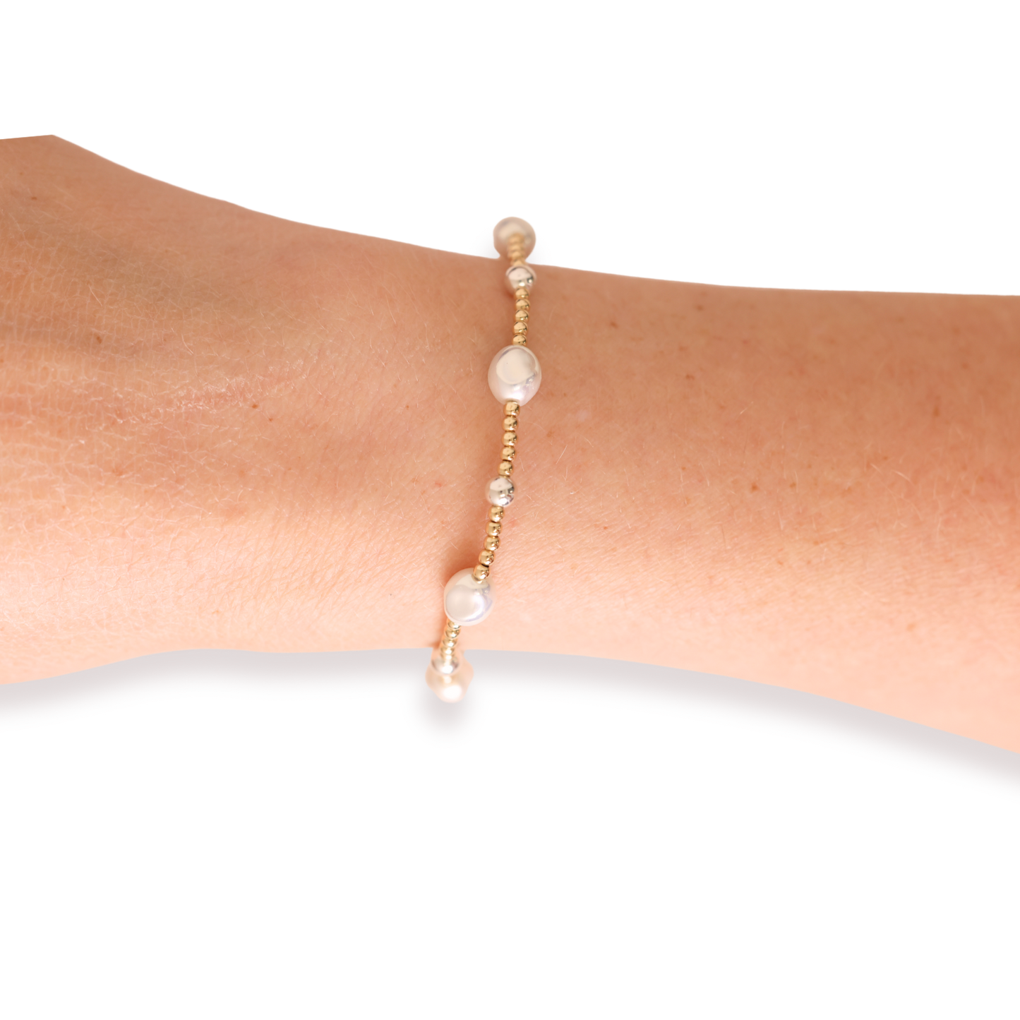 Maggie Bracelet in Gold with Silver
