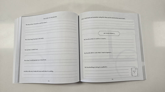 Family Recipe Keepsake Book