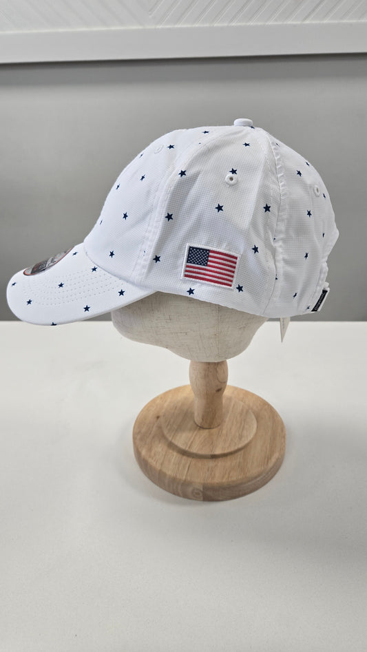 Imperial True Fit Hat- White/Navy Star