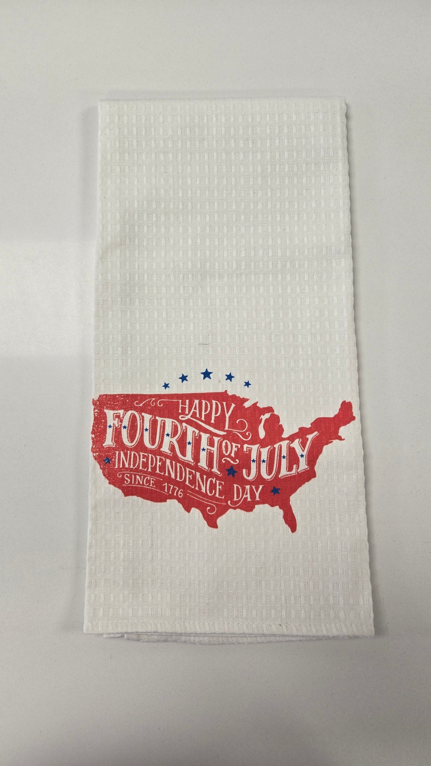 Fourth of July Waffle Hand Towel