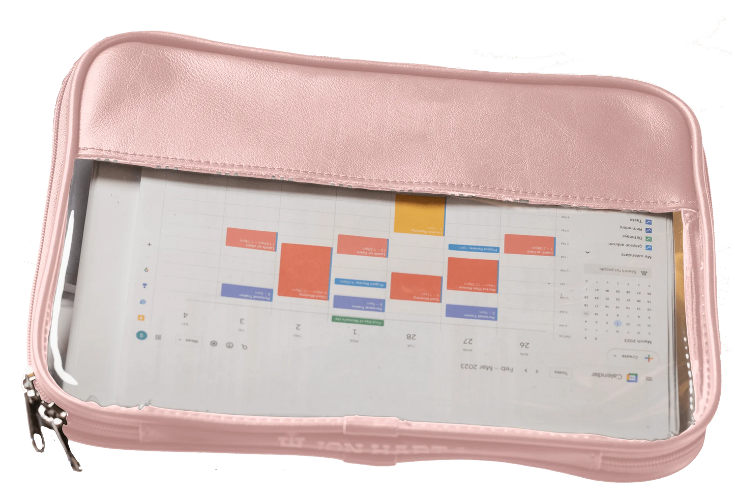 Leather Clear Folio