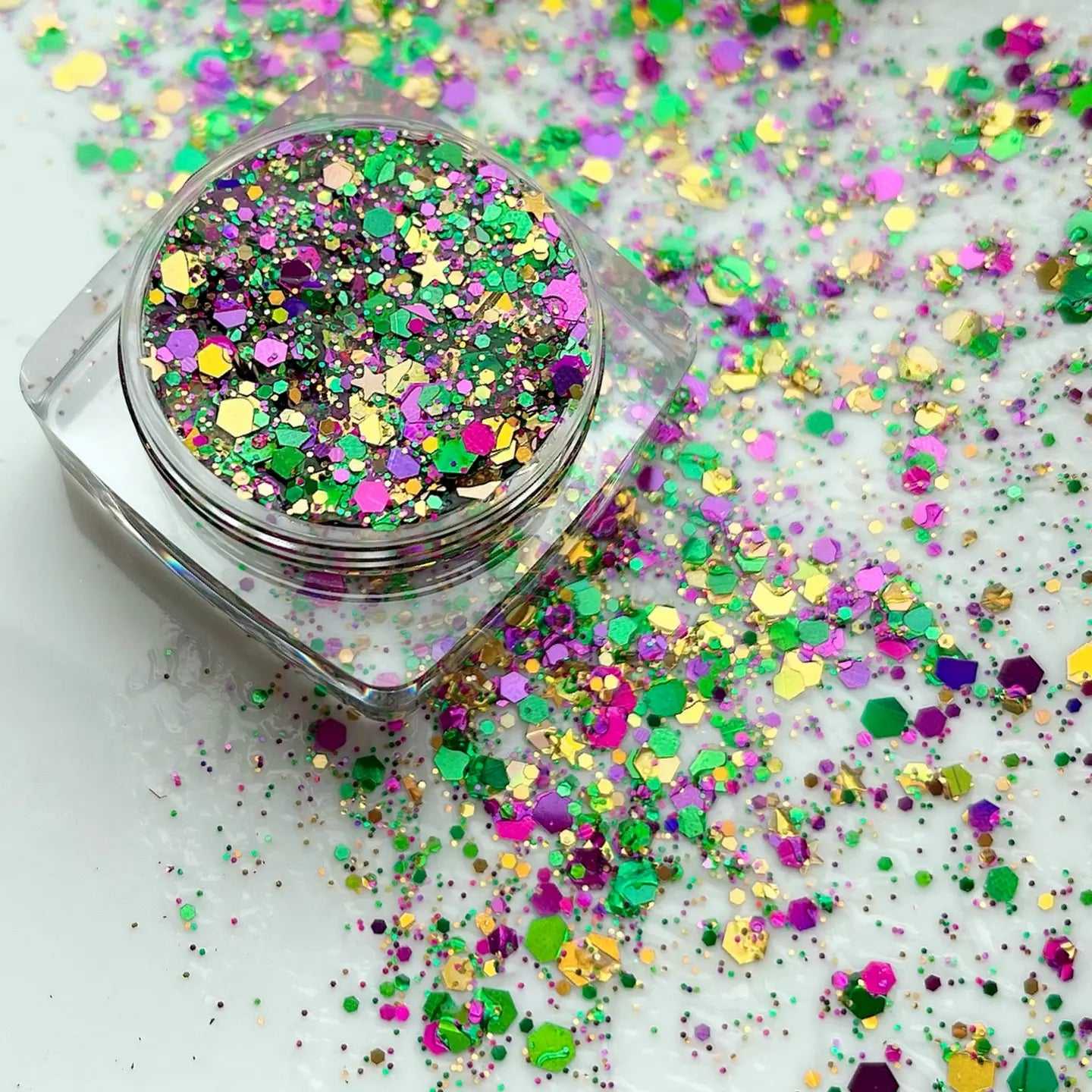Mardi Gras Face and Body Glitter