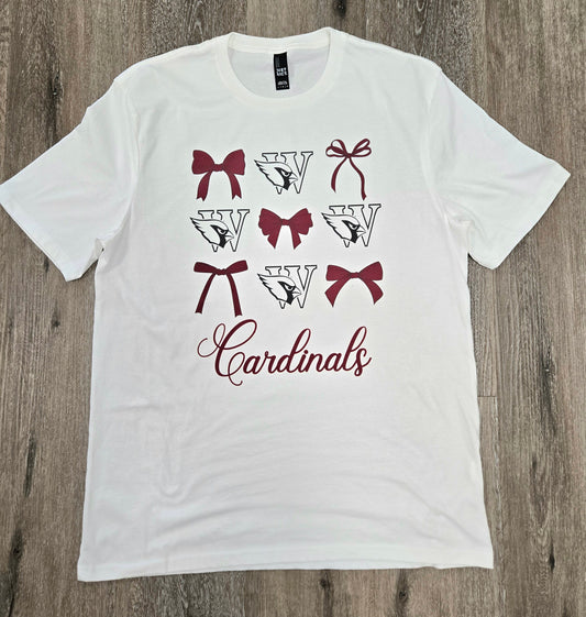 Cardinals Bow T-Shirt