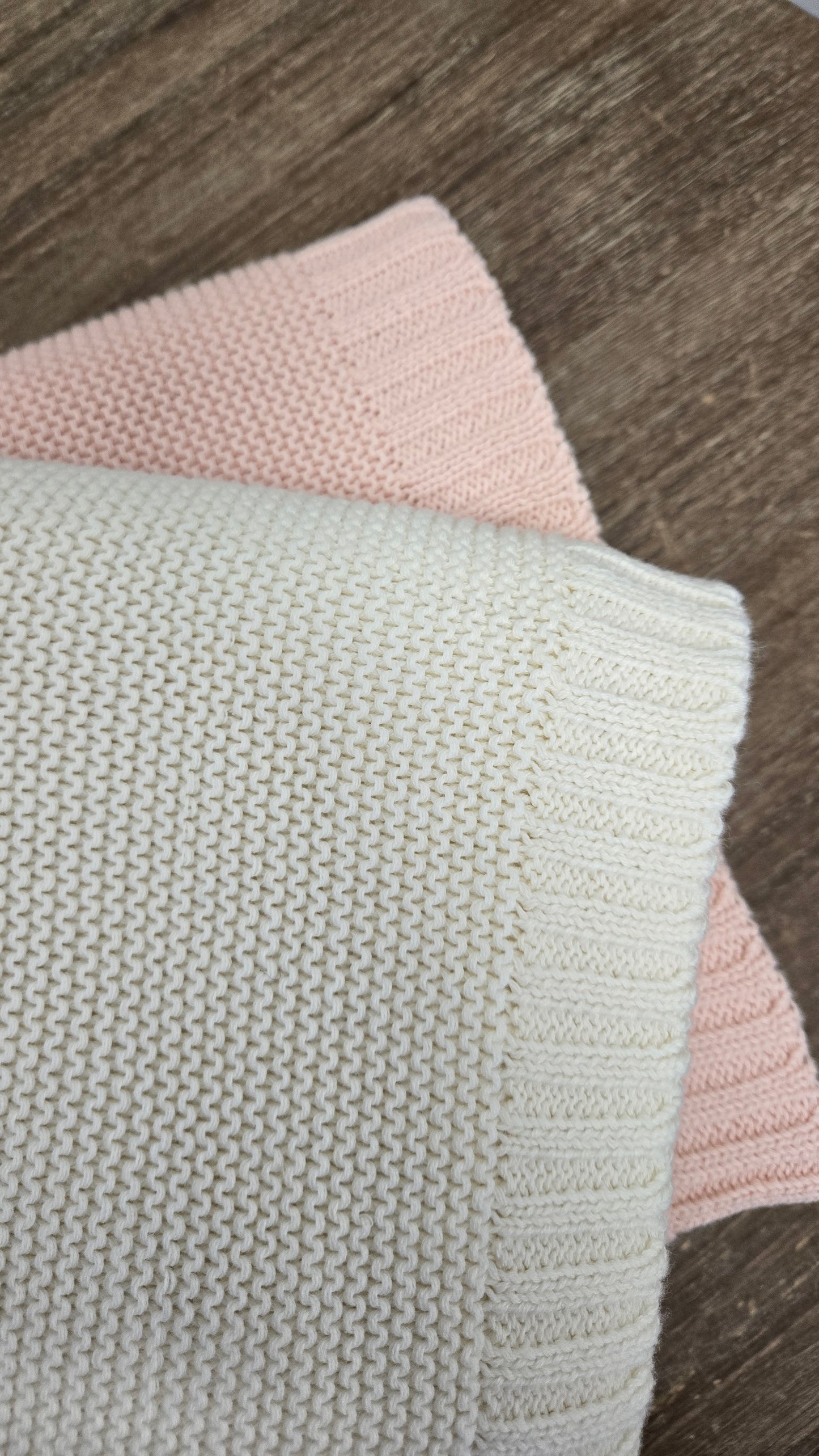 Nap Time Cotton Knit Baby Blanket