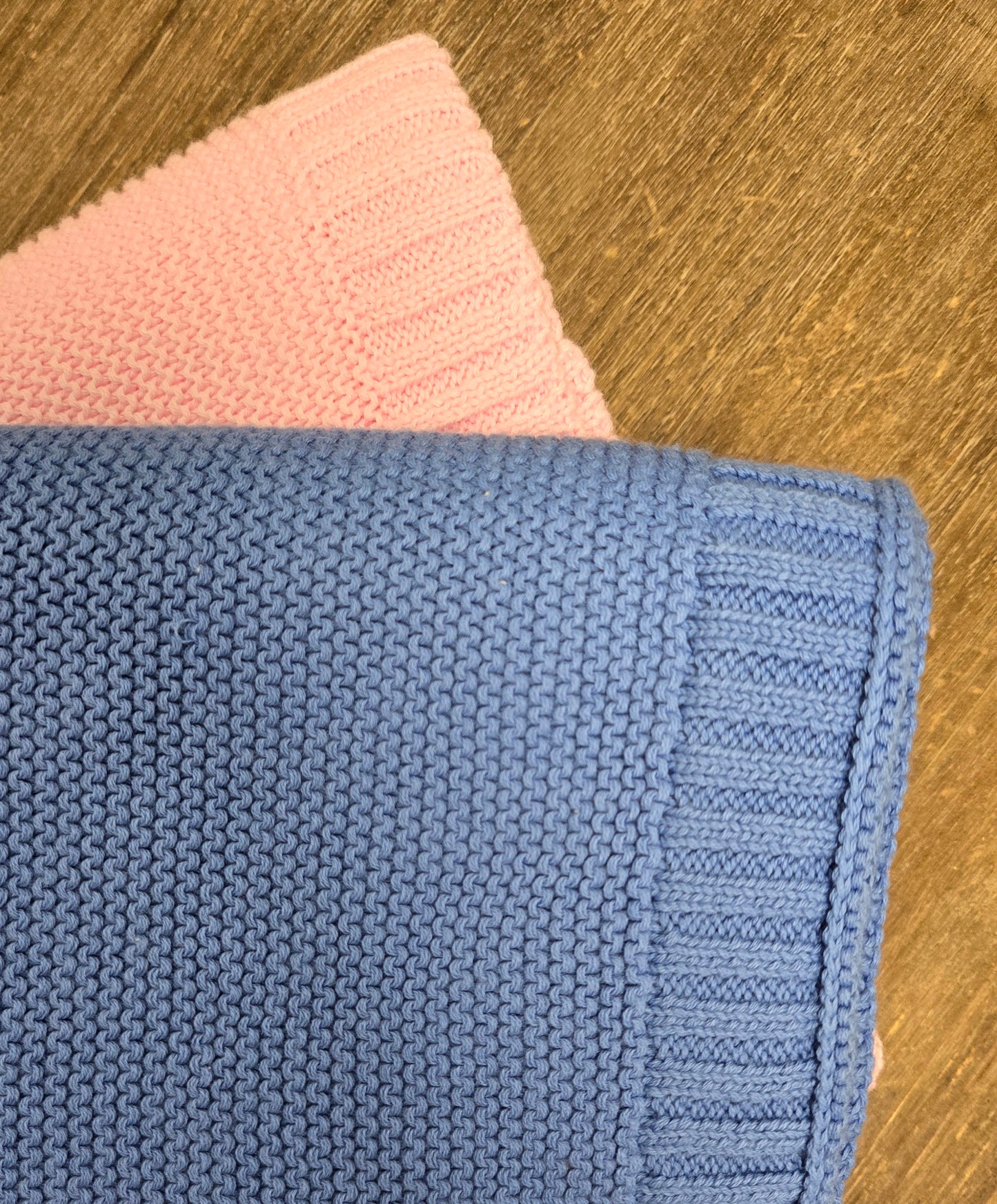 Nap Time Cotton Knit Baby Blanket