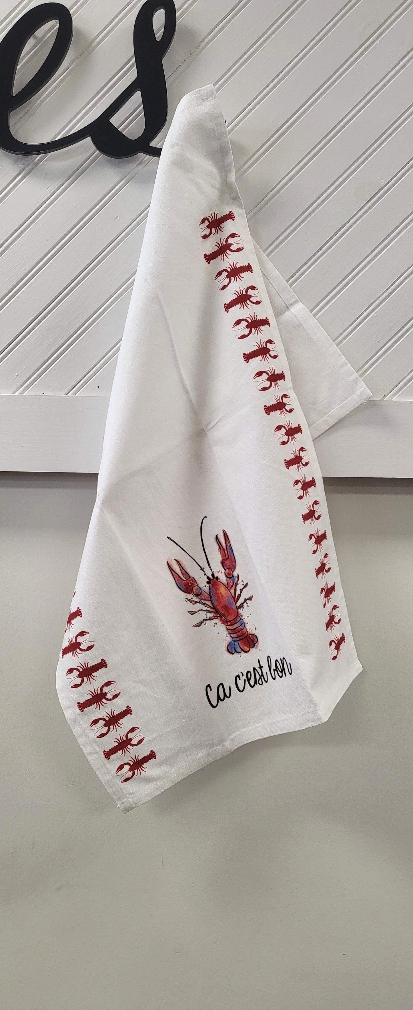 Crawfish Ca c'est bon Flour Sack Towel