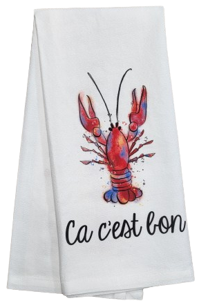 Crawfish Ca c'est bon Flour Sack Towel