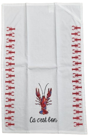 Crawfish Ca c'est bon Flour Sack Towel