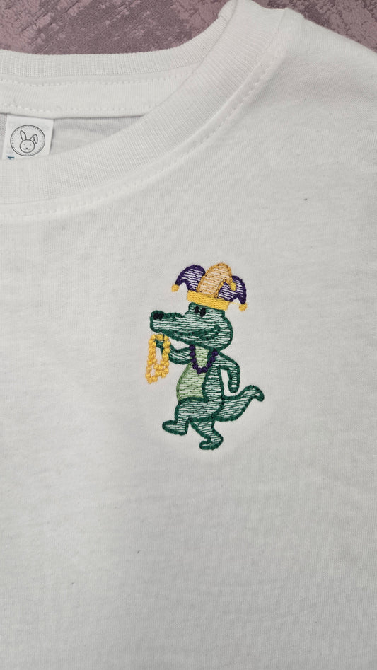 Toddler Alligator Jester Embroidered L/S T-Shirt