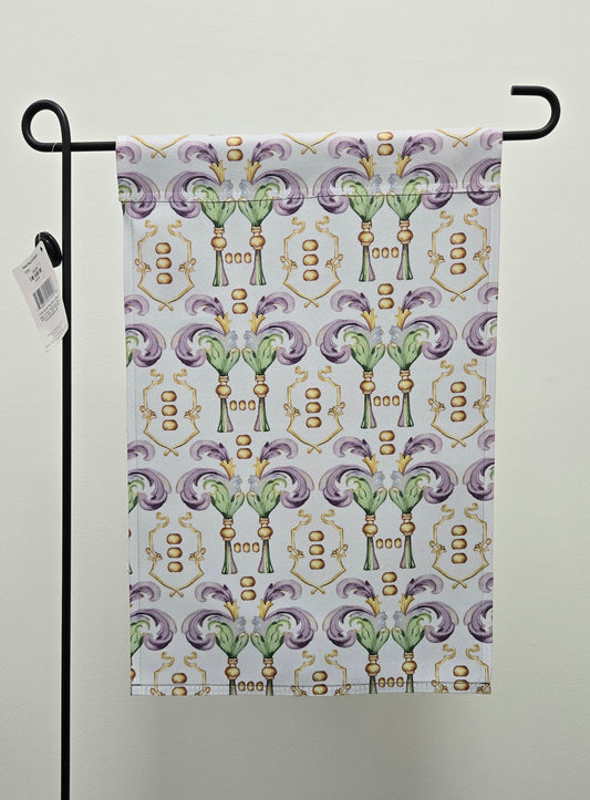 Custom Mardi Gras Name Flag