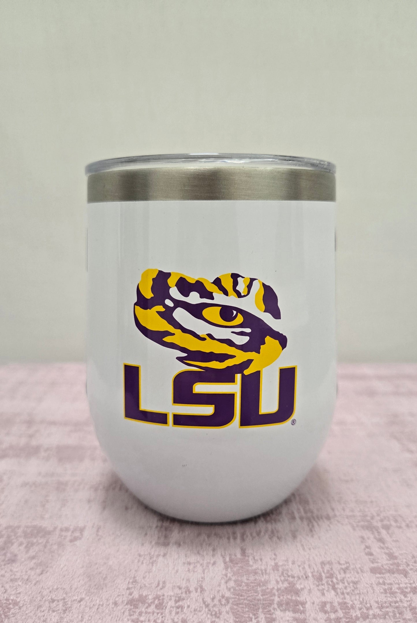 LSU Stemless Wine 12oz