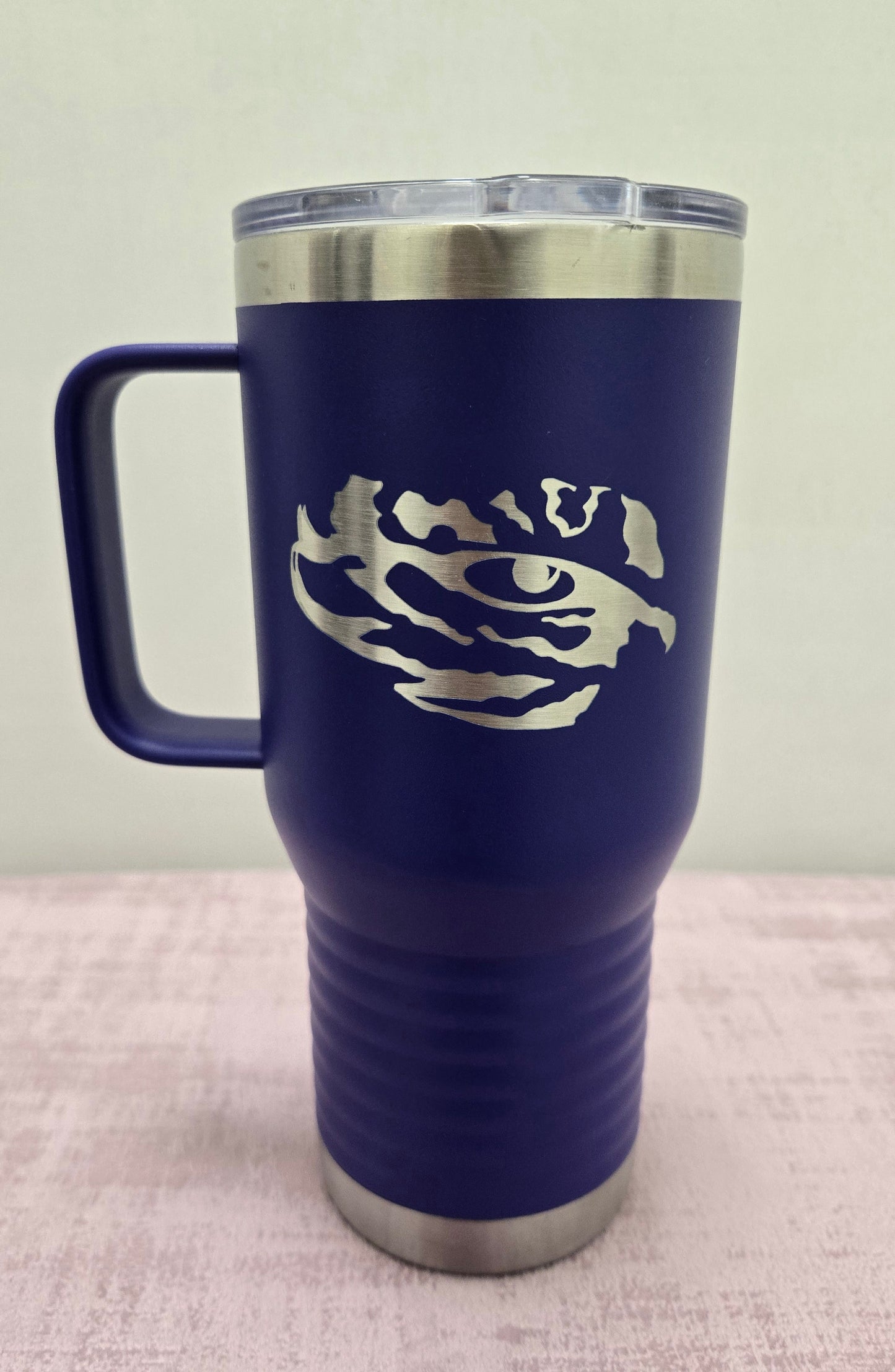 Tiger Eye Engraved 20oz Travel Mug