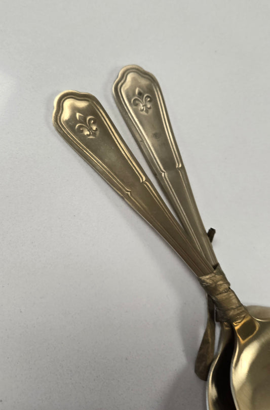 Gold Gumbo Spoons- Set of 2