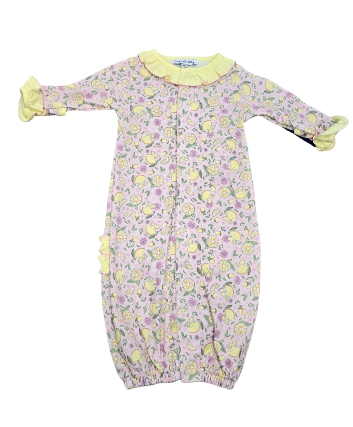 Magnolia Baby Fresh Lemonade Converter Gown - Preemie