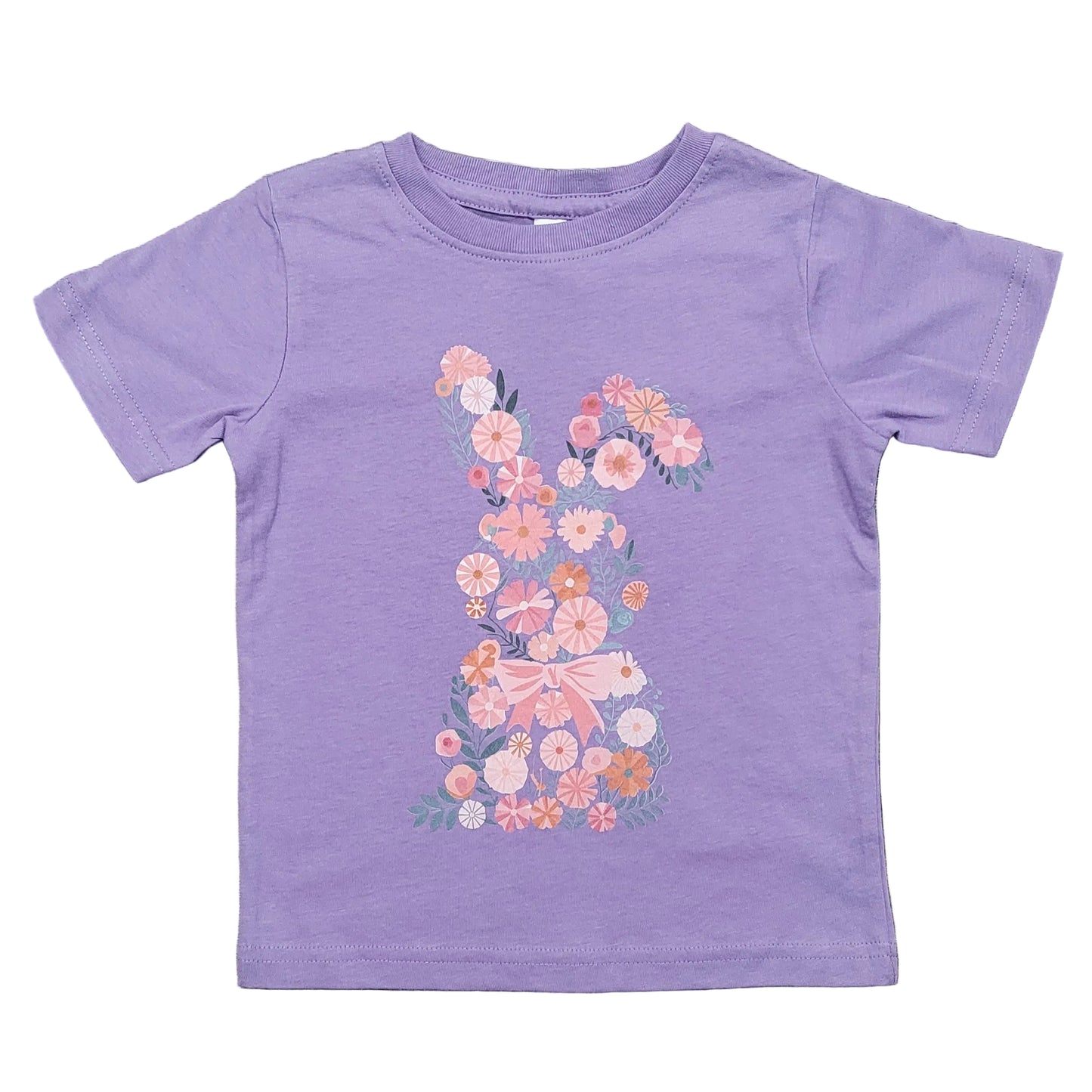 Floral Easter Bunny Toddler Tee