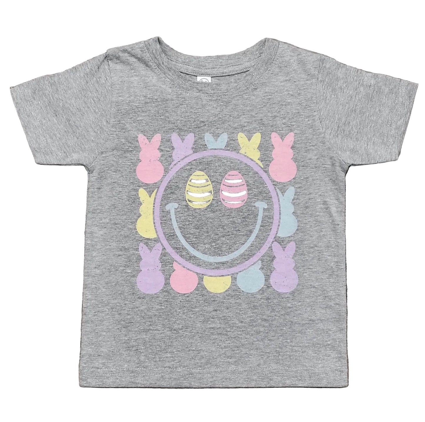 Easter Peeps Smiley Toddler Tee