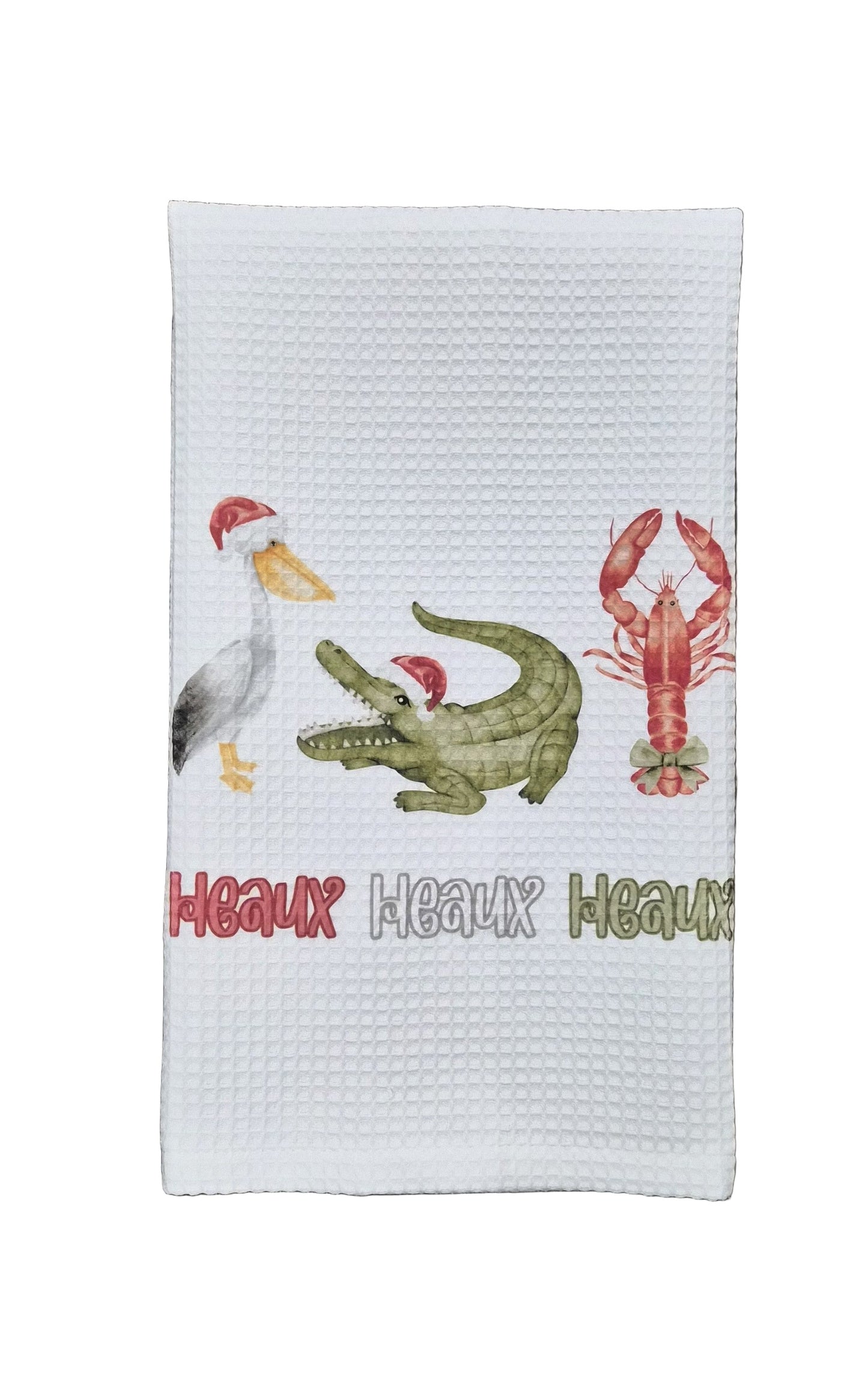 Heaux Heaux Heaux Waffle Tea Towel