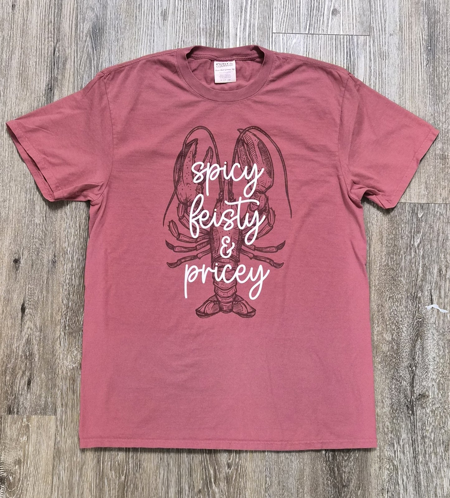 Spicy Fiesty & Pricey Crawfish Cotton Tee