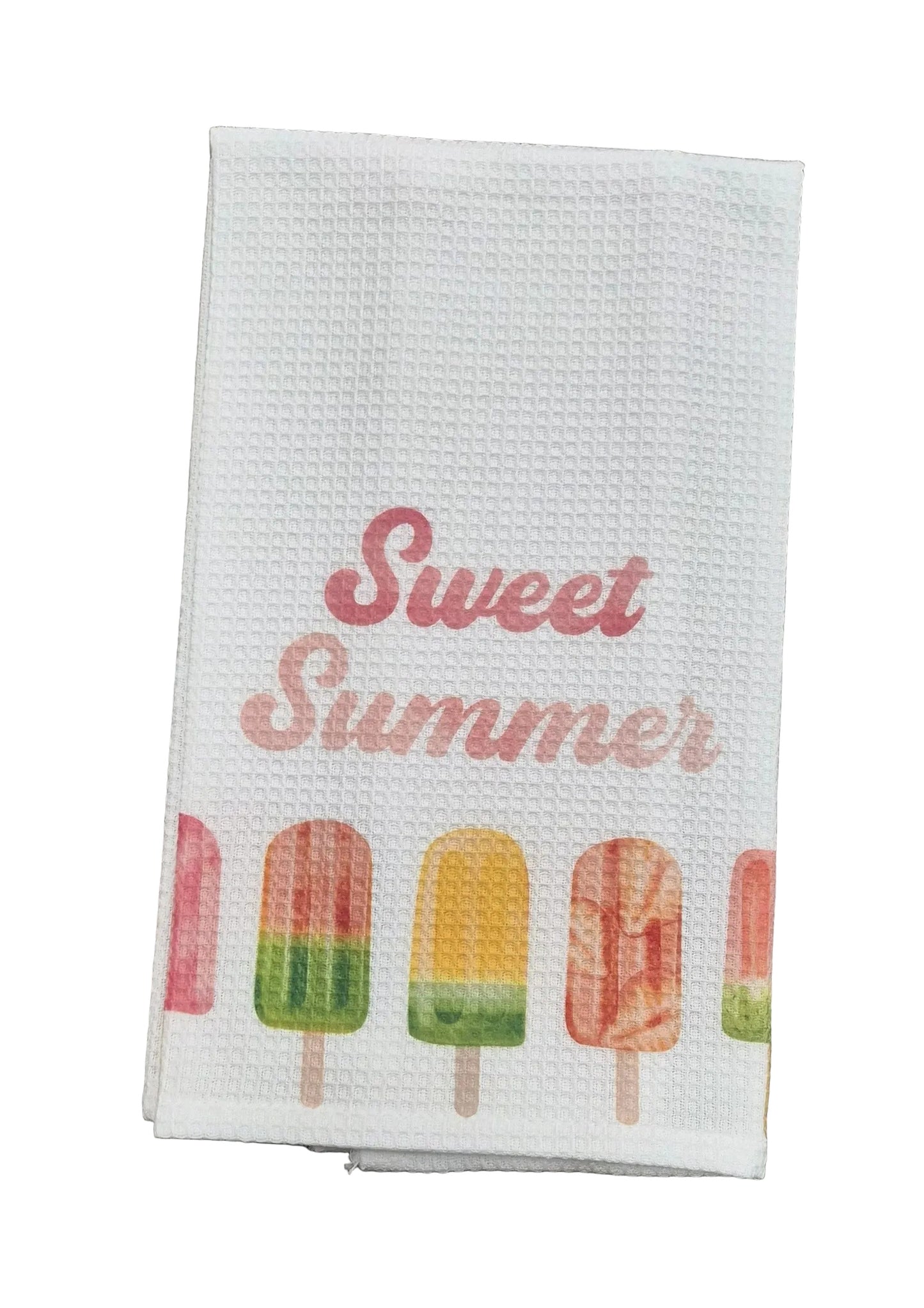 Sweet Summer Waffle Tea Towel