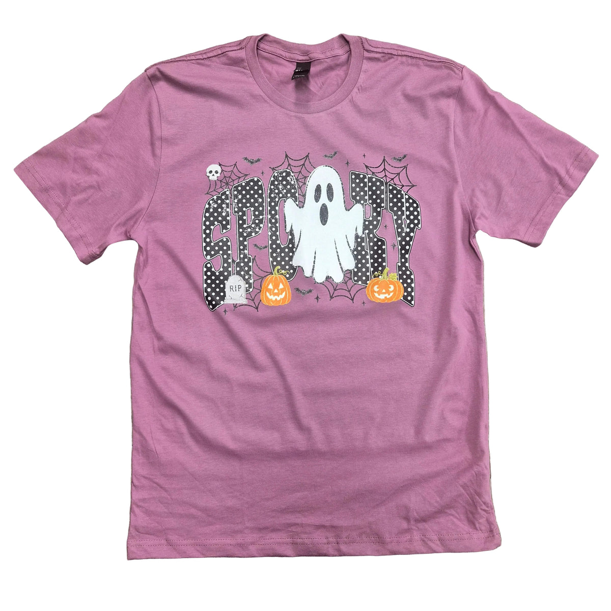 Halloween Spooky Polka Dot Cotton Tee