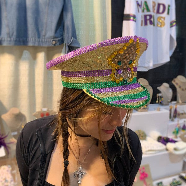 Mardi Gras Captain Hat