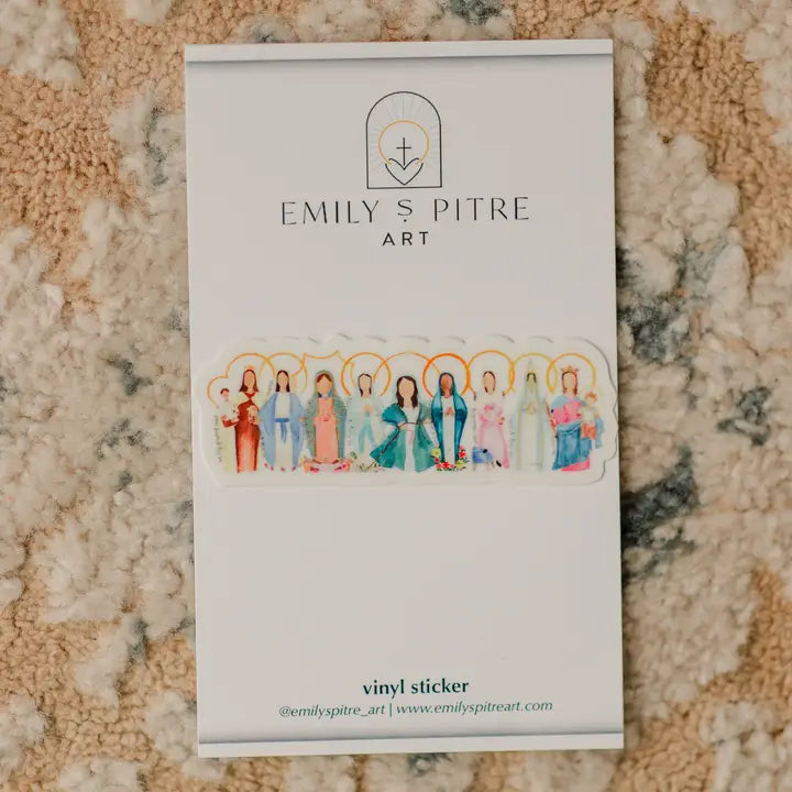 Emily S Pitre Art Vinyl Sticker