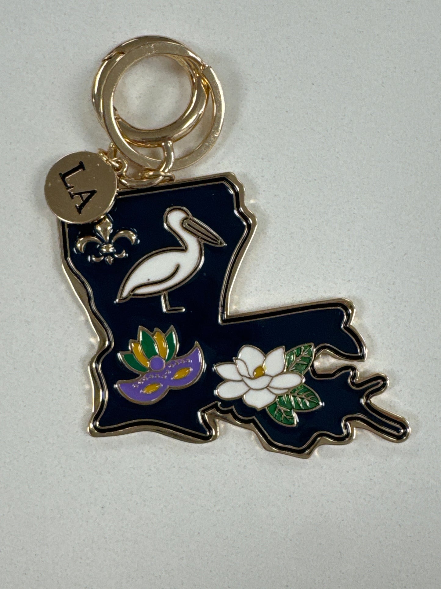 Louisiana Designs Keychain
