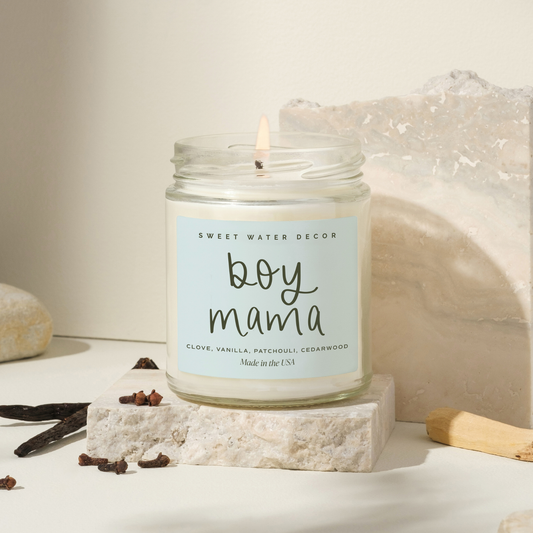 Boy Mama 9 oz Soy Candle