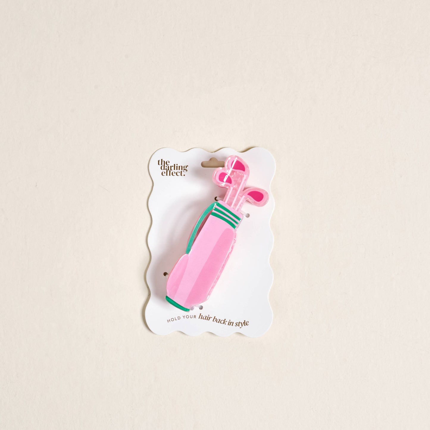 Shape Up Golf Clubs Hair Clip
