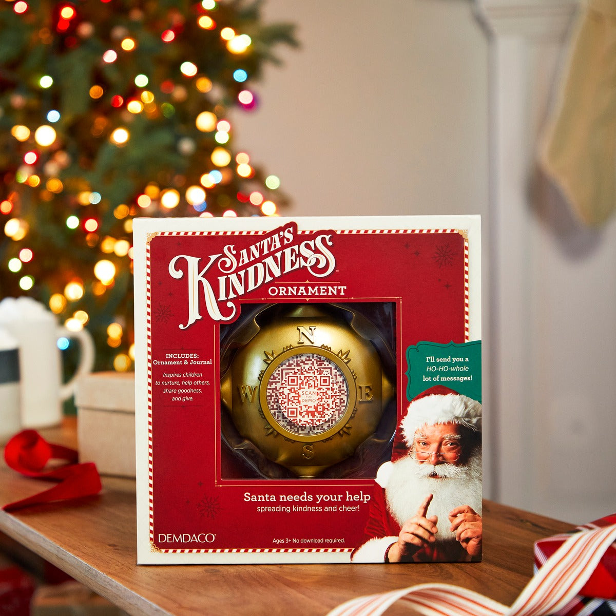 Santa's Kindness Ornament Set