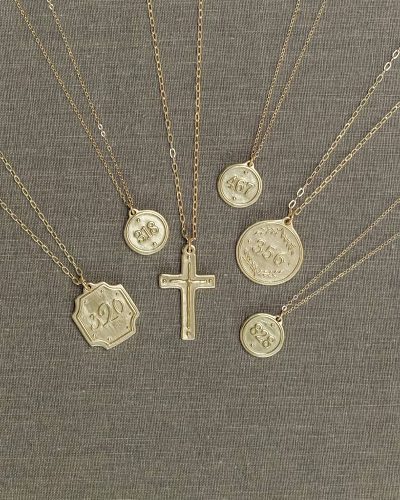 16" - Cross / Titus 3:4-5 (Original Pendant Necklace)
