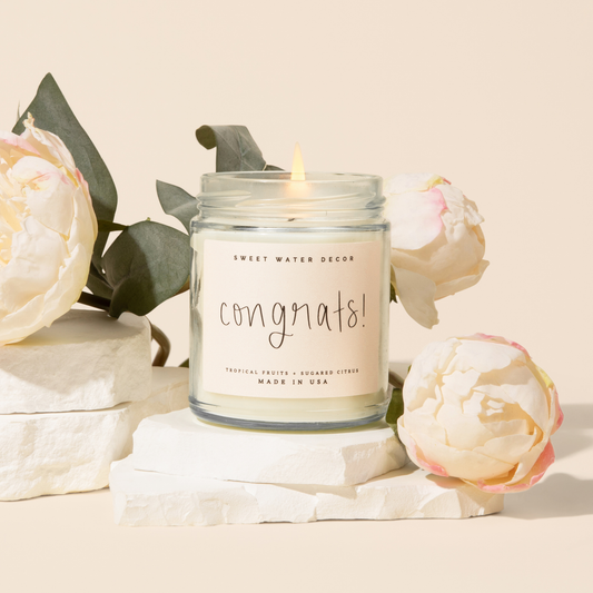 Congrats! Candle | Tropical Fruits & Sugared Citrus