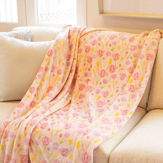 Tulip Fields Throw