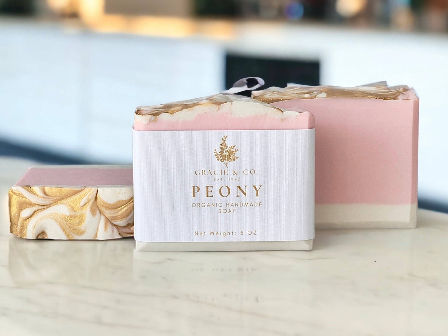 Organic Pink Peony Shea Butter Soap