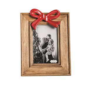 4x6 Red Bow Wood Frame