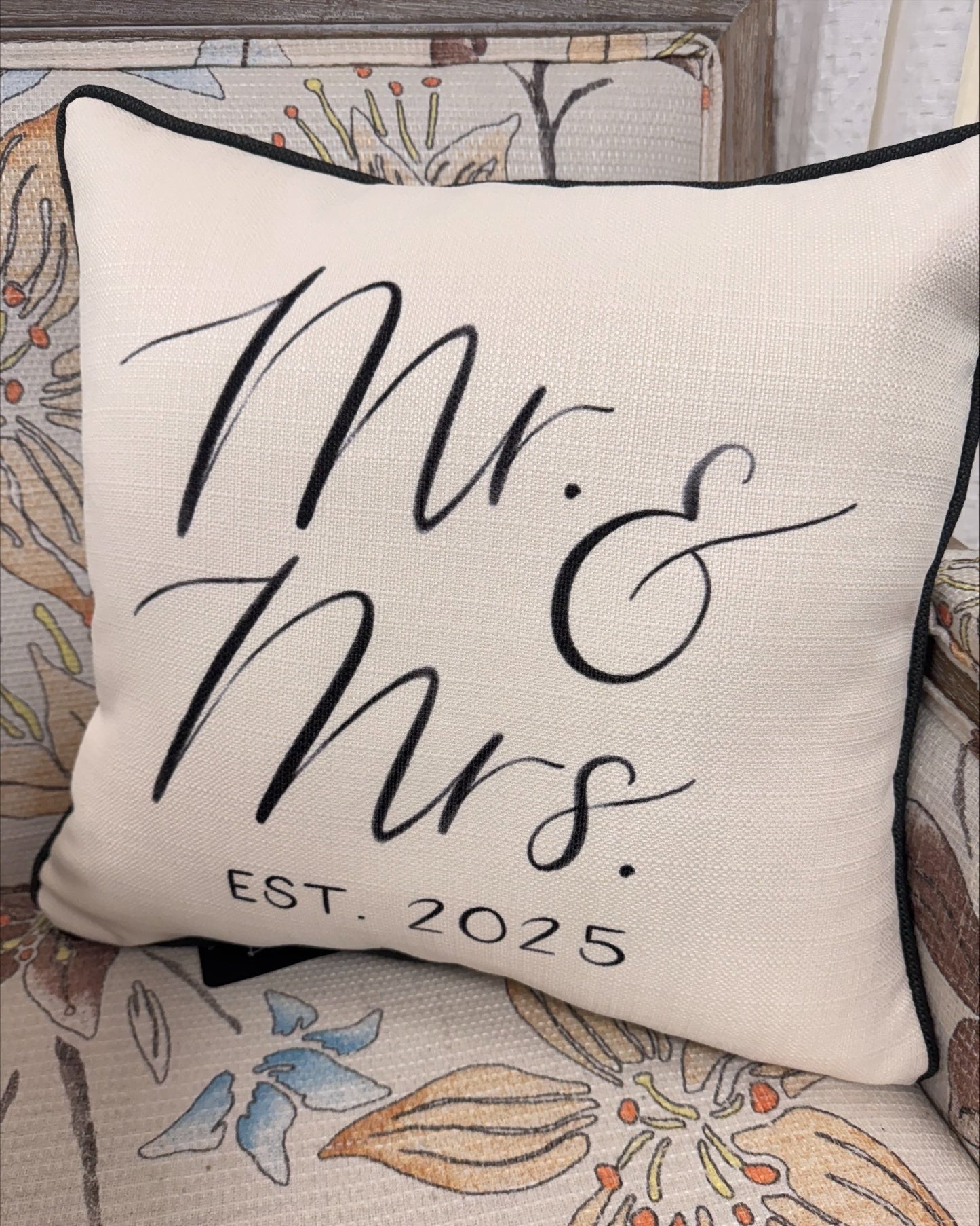 Dreamer Mr. & Mrs. Est. 2025 Pillow