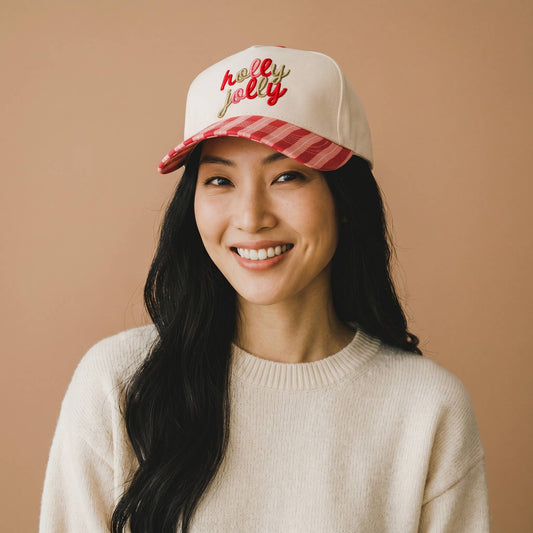 Holly Jolly Canvas Hat