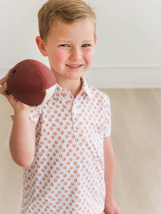 Football Frenzy Short Sleeve Polo