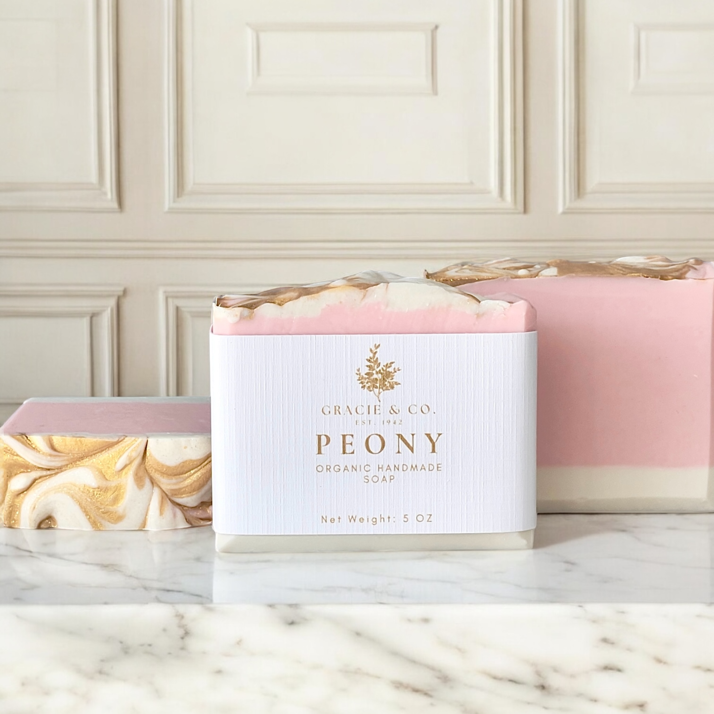 Organic Pink Peony Shea Butter Soap
