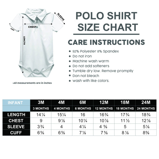 Pencil Stripe Short Polo Onesie