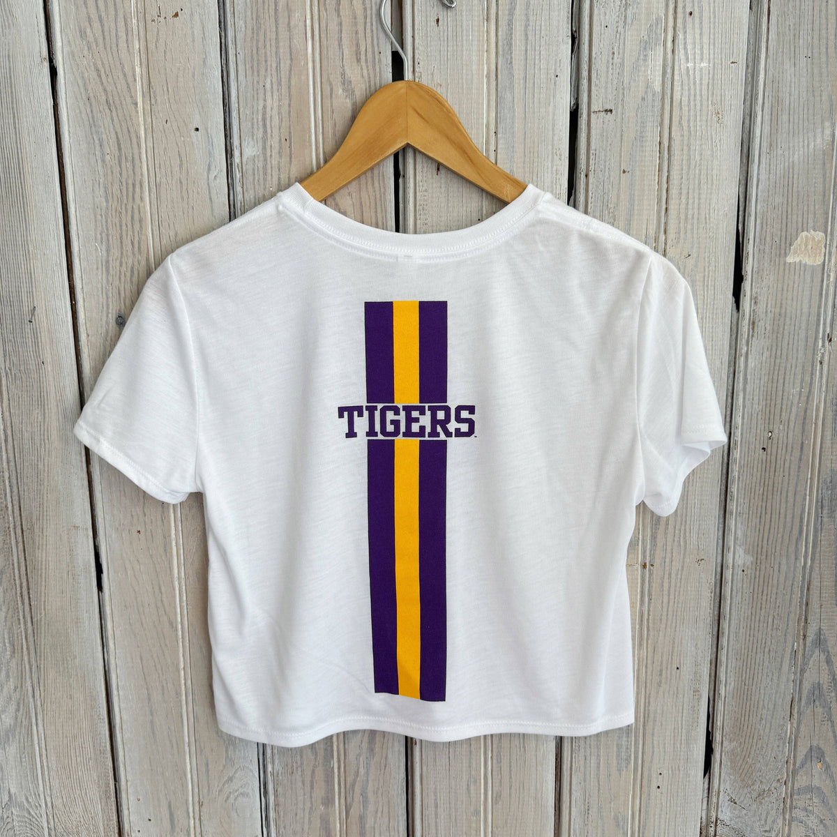 LSU Varsity Crop Top