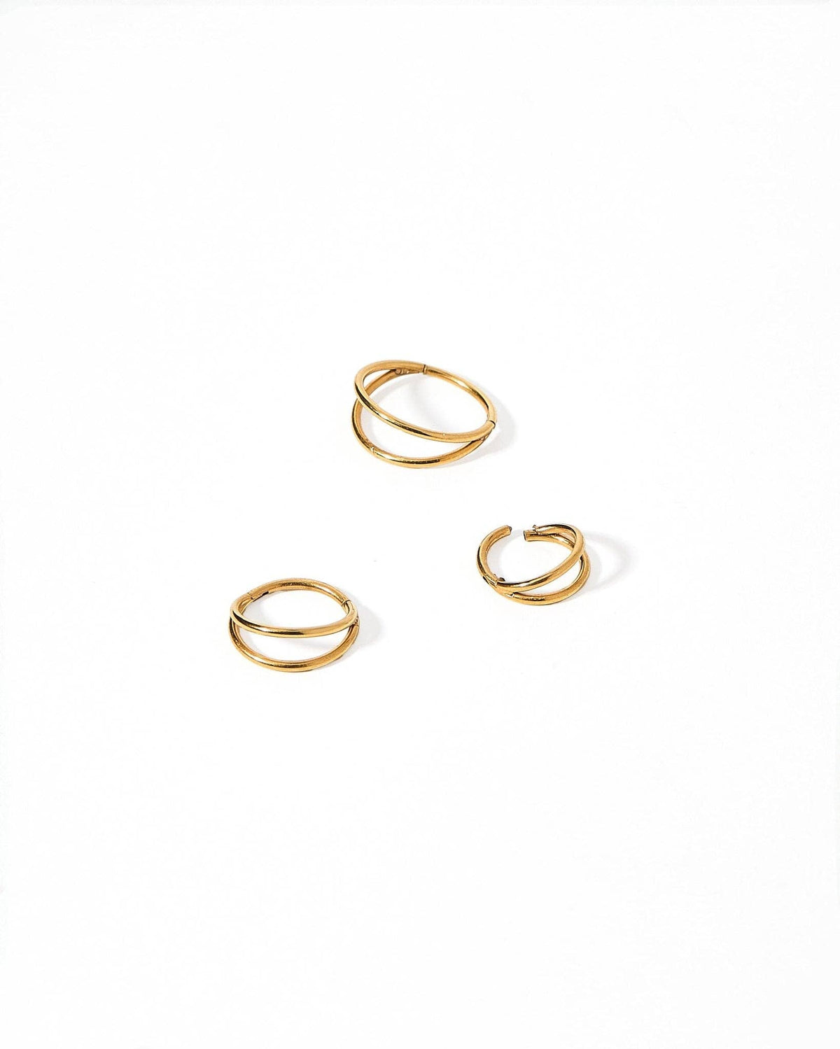 Huggie Earrings - Nylah Gold