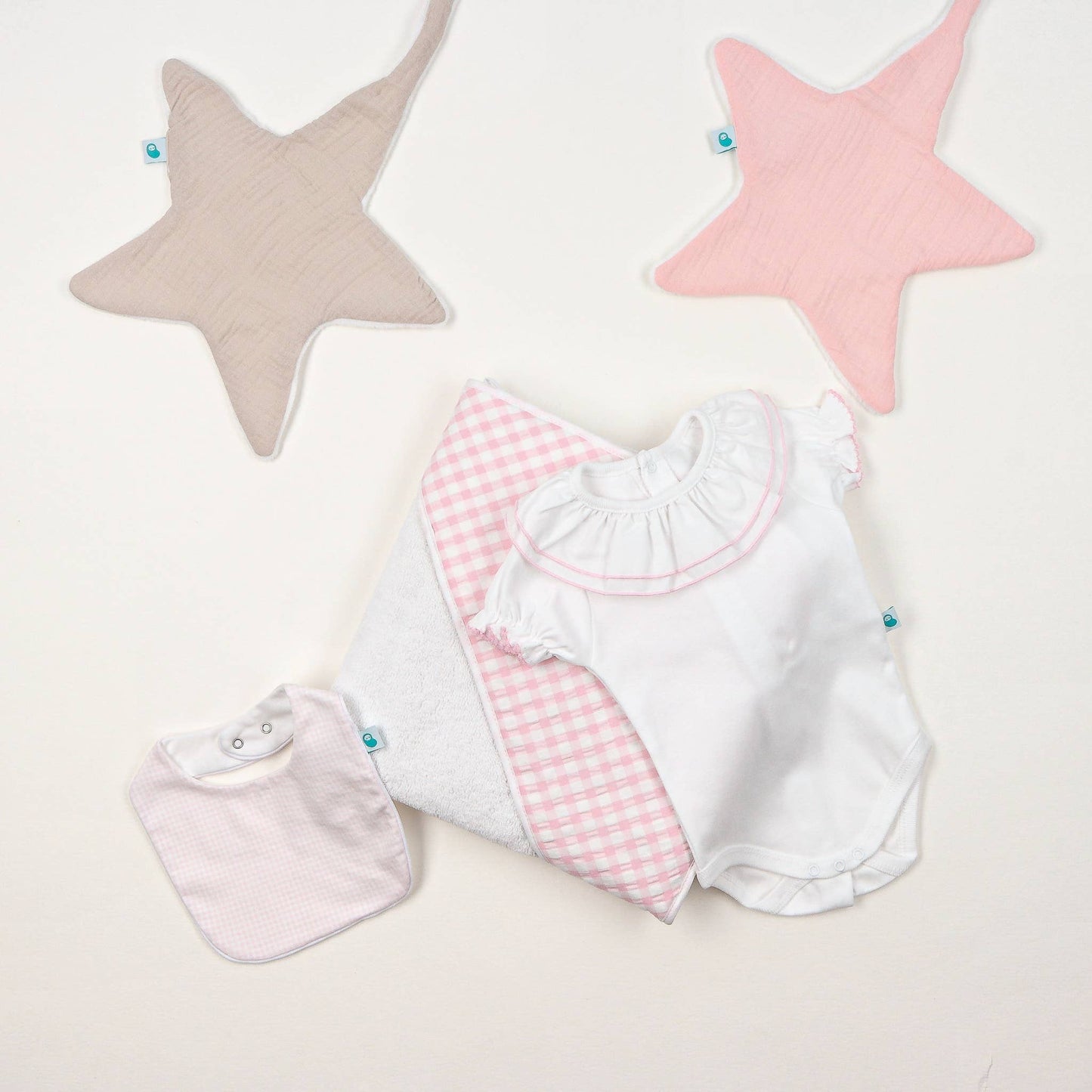 Baby Hooded Bath Towel - 80 x 80: Rosa