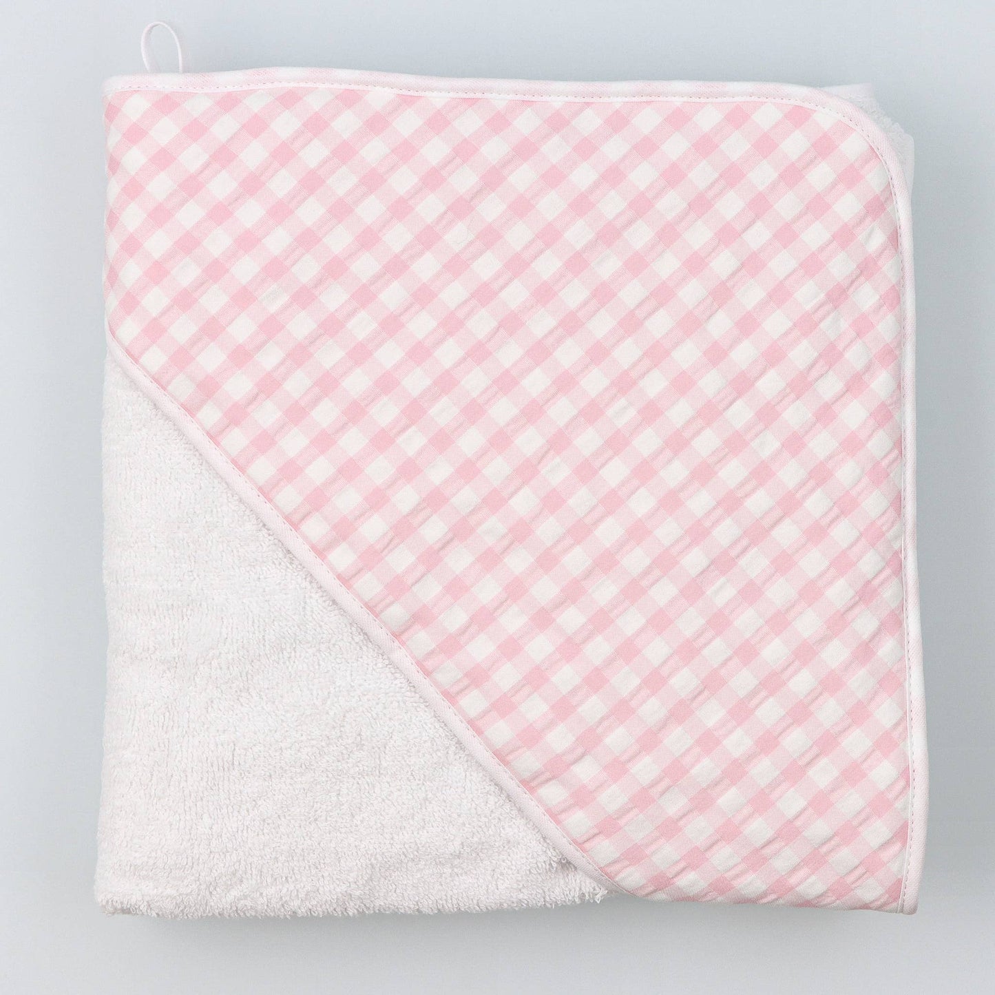 Baby Hooded Bath Towel - 80 x 80: Rosa