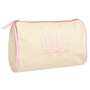 Mama Embroidered Canvas Case