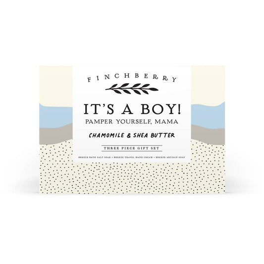 It's A Boy 3 Pc Baby Shower Gift Set for Moms