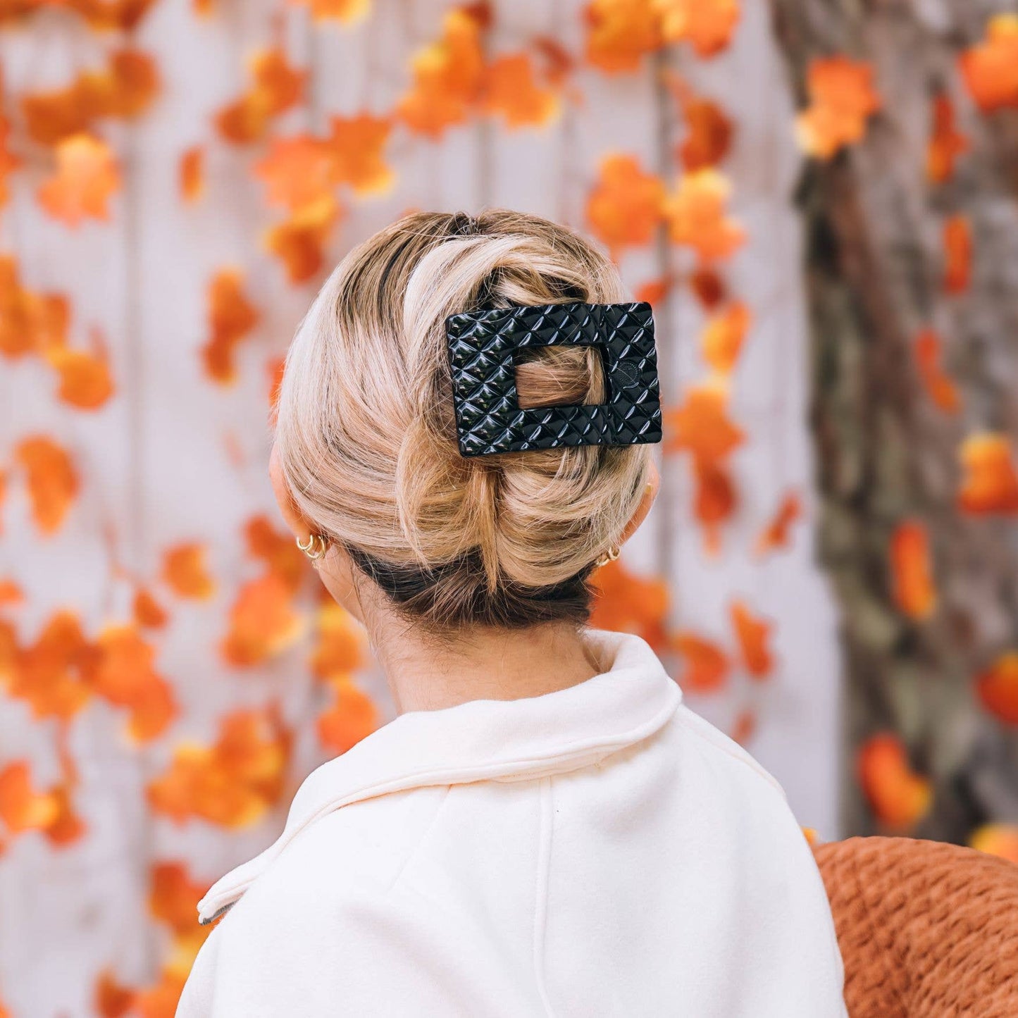 Flat Rectangle Hair Clip | Large