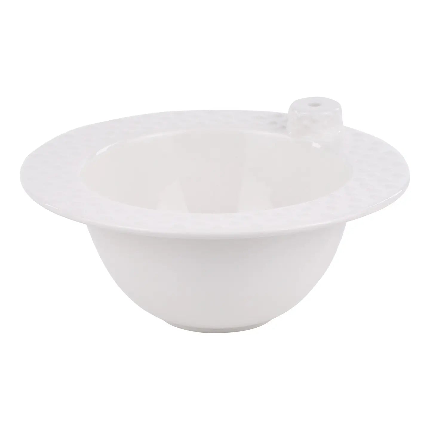 Large White Bowl