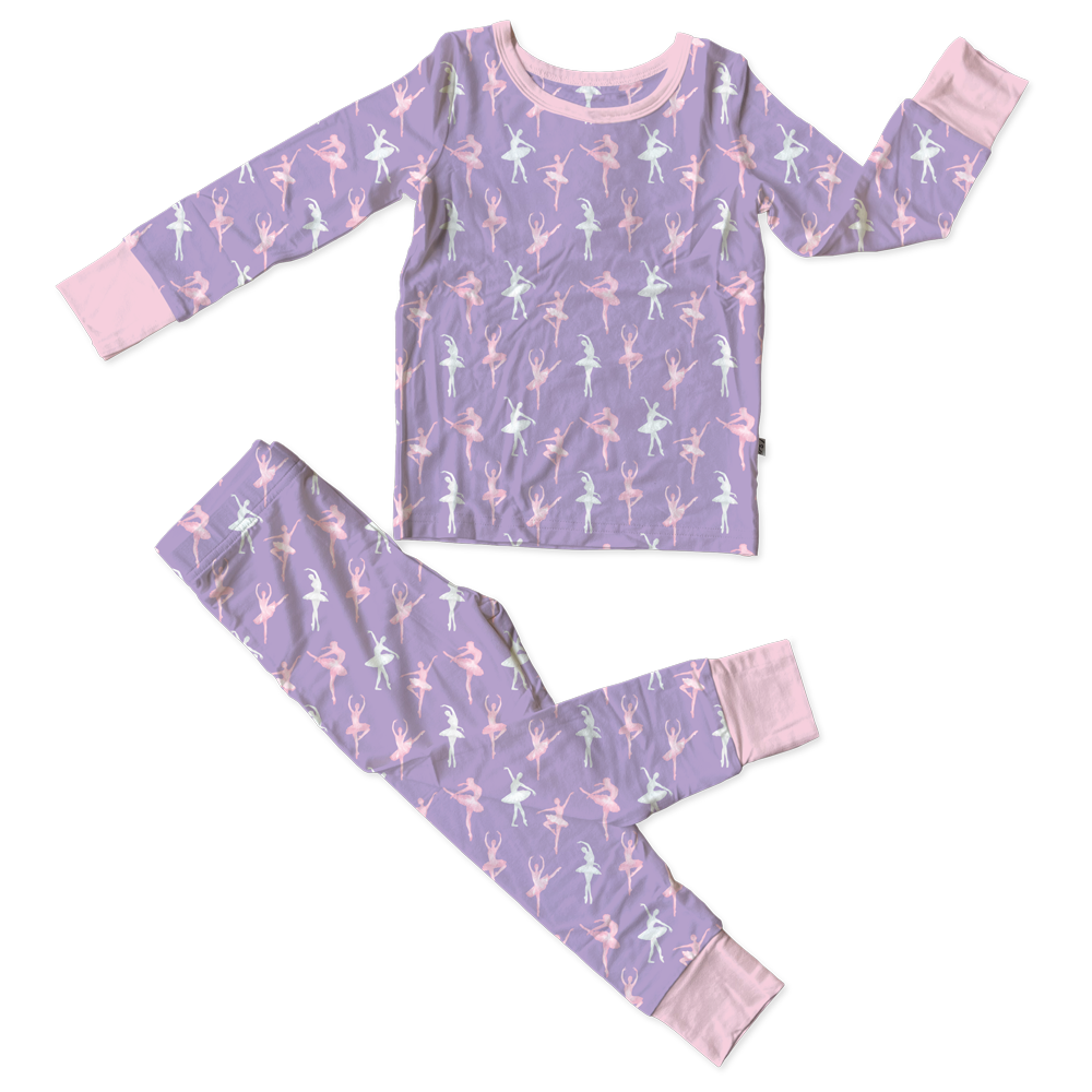 Lillian Ballerinas Bamboo 2-Piece Pajama Set