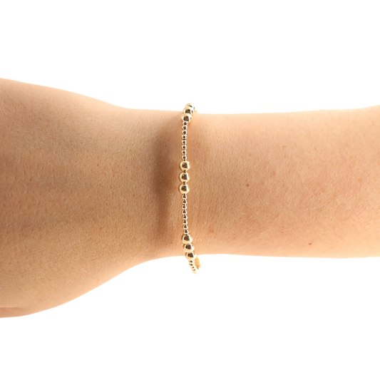 ILY Bracelet in Gold: Standard 6.75 inch